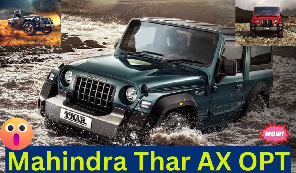 Mahindra Thar AX OPT